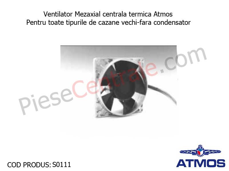 Poza Ventilator Mezaxial Atmos Pentru toate tipurile de cazane vechi fara condensator