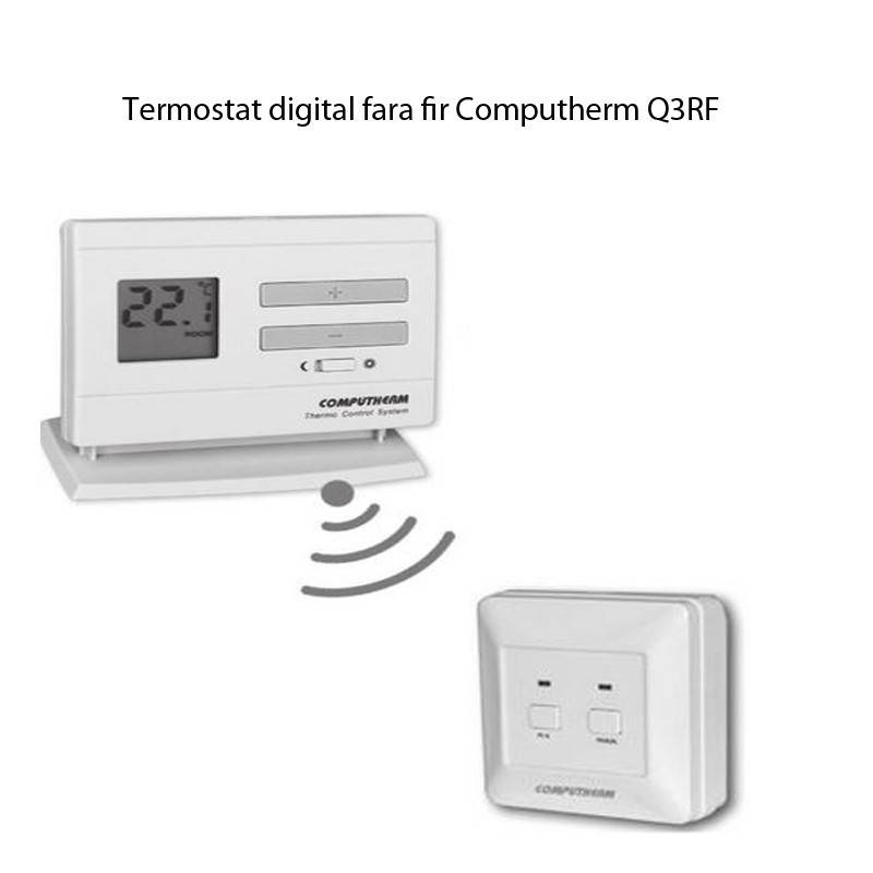 Poza Termostat de ambient digital fara fir Computherm Q3RF