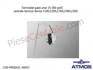 Poza Termostat gaze arse 15-300 grdC centrale termice Atmos C18S, C20S, C30S, C40S, C50S