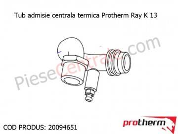 Poza Tub admisie centrala termica Protherm Ray K 13