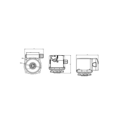 Poza Motor pompa Duca BPS-G 15-70, 3 trepte de putere, inlocuitoare pentru Grundfos. Poza 8443